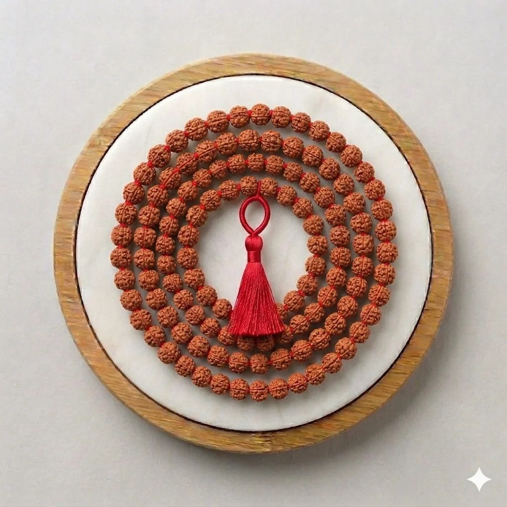 Pure Rudraksha Mala for Naam Jap
