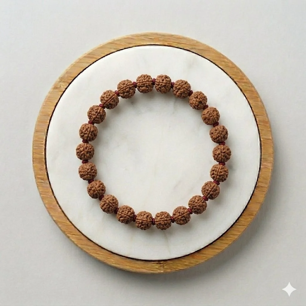 Natural Rudraksha Spiritual Bracelet